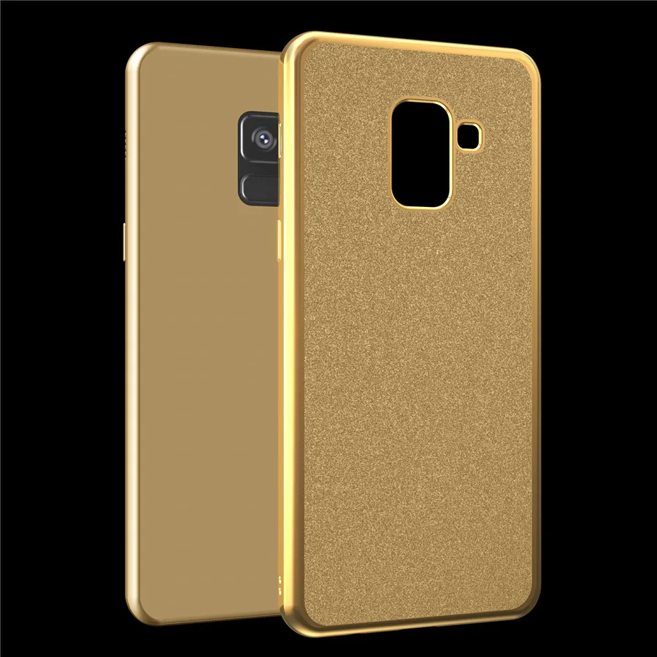 DAGUDON роскошный блестящий чехол для samsung Galaxy A8 2018 блестящая Обложка мягкий Fundas