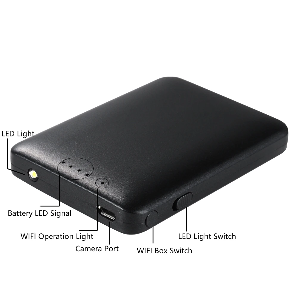 Wedscope Wi-Fi эндоскоп Android PC USB инспекции Камера 8 мм 2.0mp HD 720 P бороскоп видео CAM 6