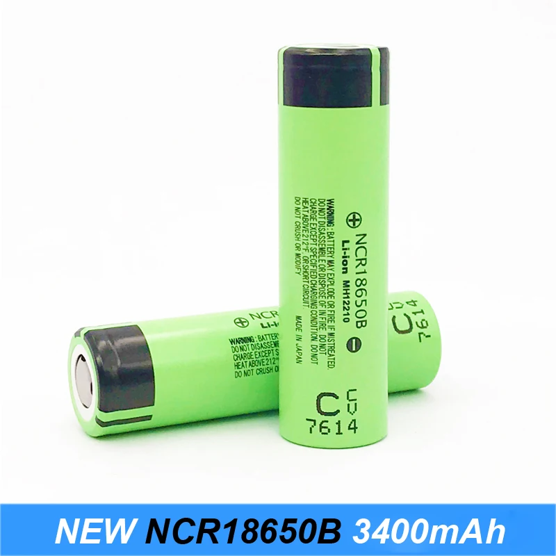 Новый оригинальный аккумулятор 18650 3400 мАч NCR18650B 3 7 В для аккумуляторов