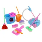 Девять комплектов домашней имитации санитарной посуды, игрушки для уборки, имитация игры, товары для уборки дома