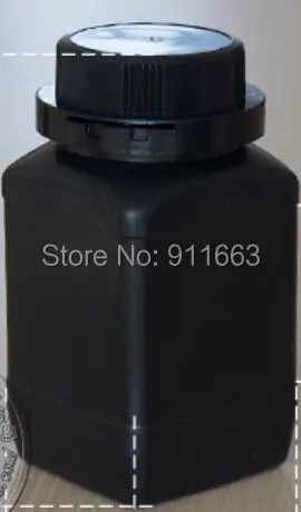 250 мл 5 шт! Квадратные бутылки! HDPE медицинские пластиковые бутылки для жидкости с противокражными крышками для химического реагента-HDPE материал