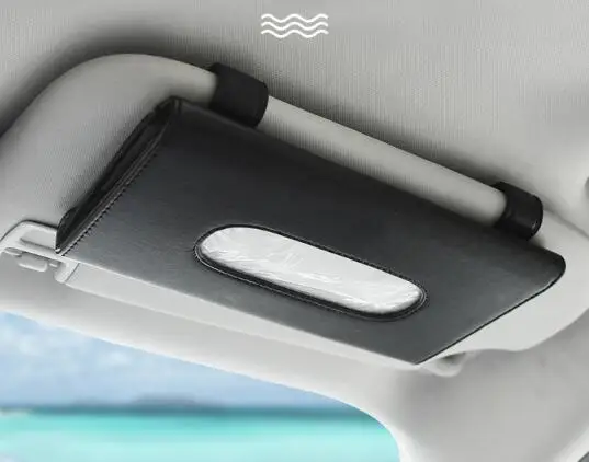 Автомобильный комплект коробка для салфеток Универсальный PU автомобильный