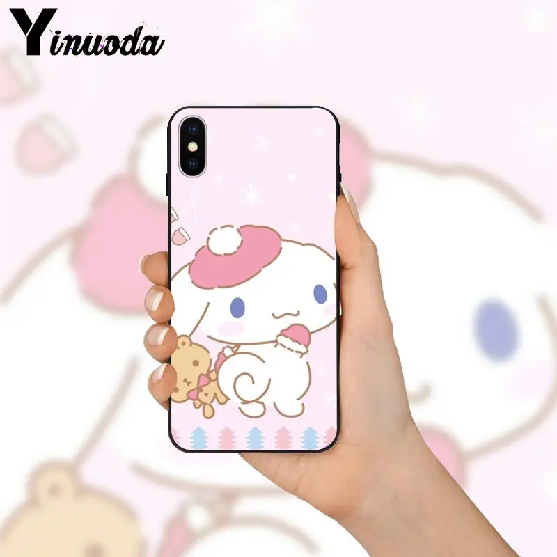 Yinuoda My melody DIY Роскошный Высокий протектор на конце чехол для Apple iPhone 8 7 6 6S Plus X XS MAX 5 5S