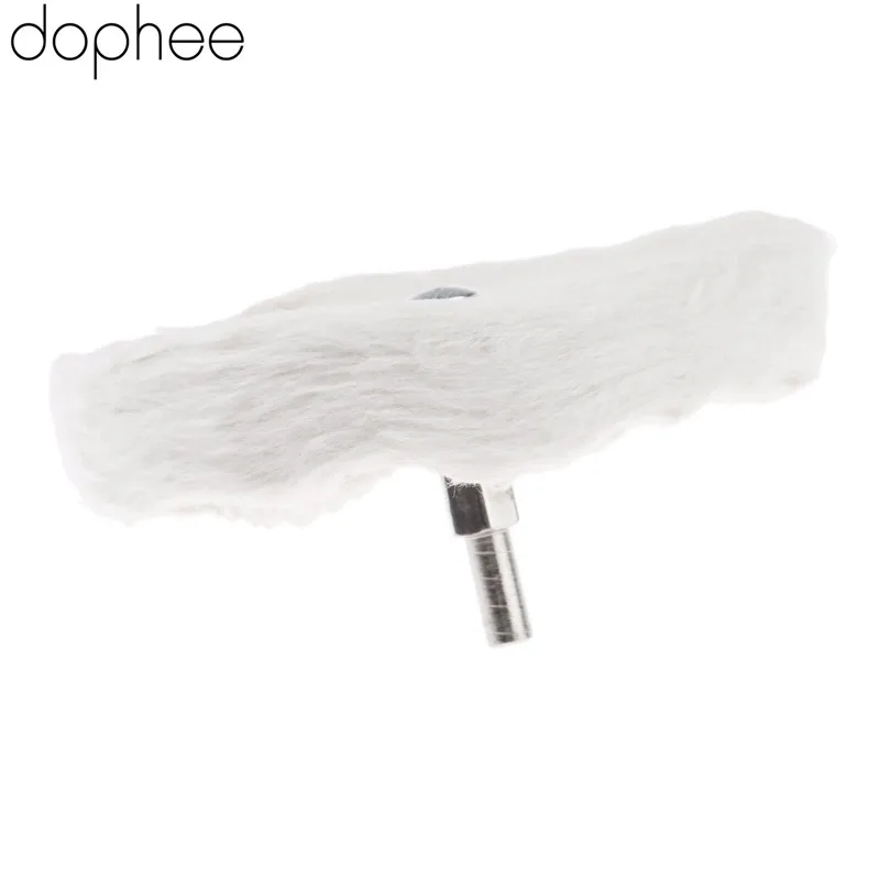 dophee Dremel Accessories 100mm /4&quot Cloth Polishing Mop Brush Drill Buffing Grinding Wheel Pad 1/4&quot Shank for Metal Jewelry 1PC |