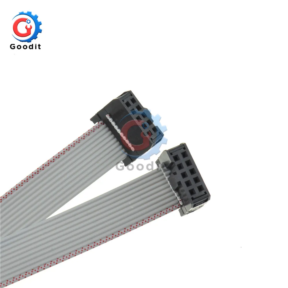 70 см 10 Pin USB ASP ISP JTAG AVR провод P IDC плоский ленточный кабель для передачи данных 2 54 мм