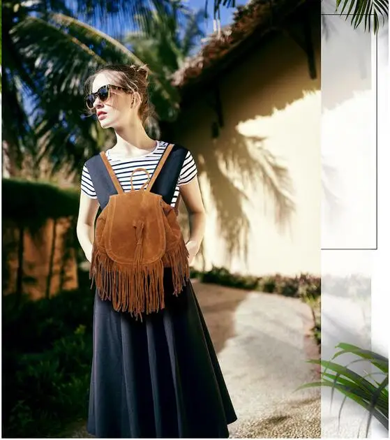 

Women Faux Suede Fringe Tassel Shoulder Bag Messenger Bag New Arrival