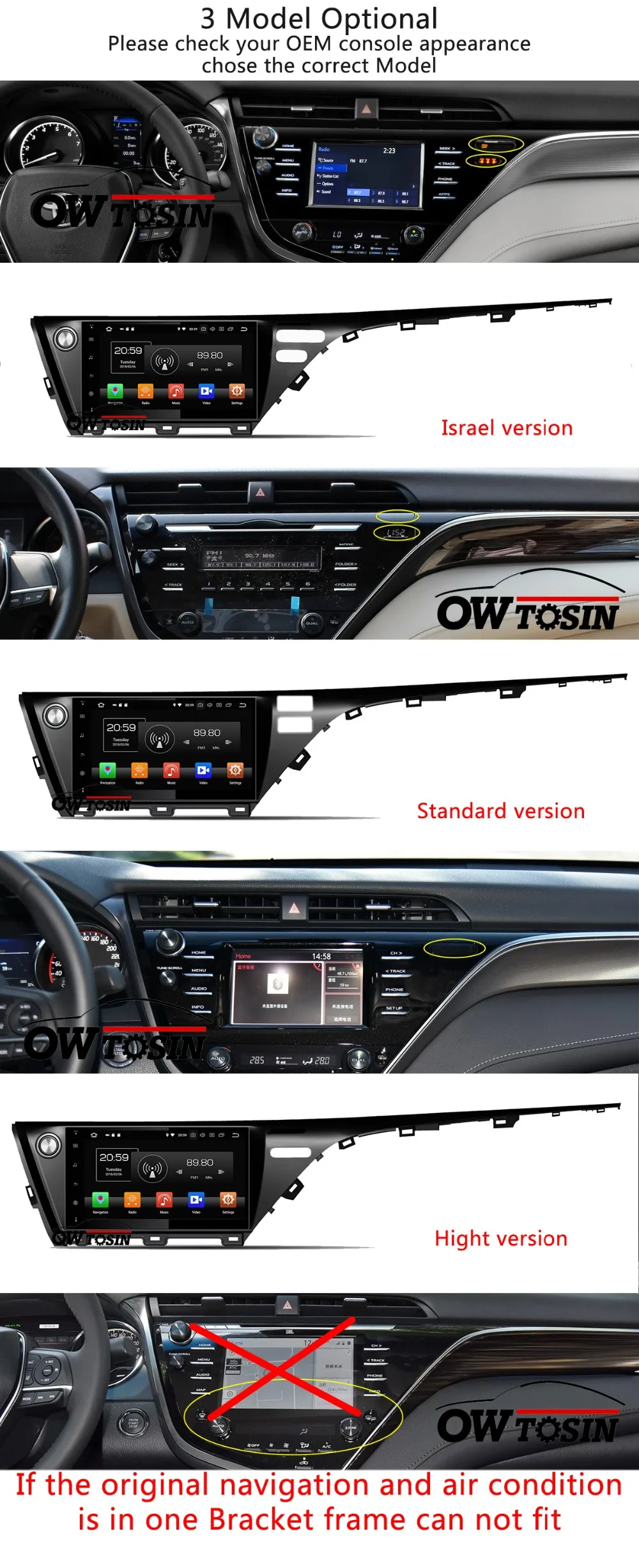 10," ips 8 ядерный 4 Гб ОЗУ 64 Гб ПЗУ Android 9,0 Автомобильный DVD Радио gps Navi для TOYOTA CAMRY DSP CarPlay Parrot BT стерео