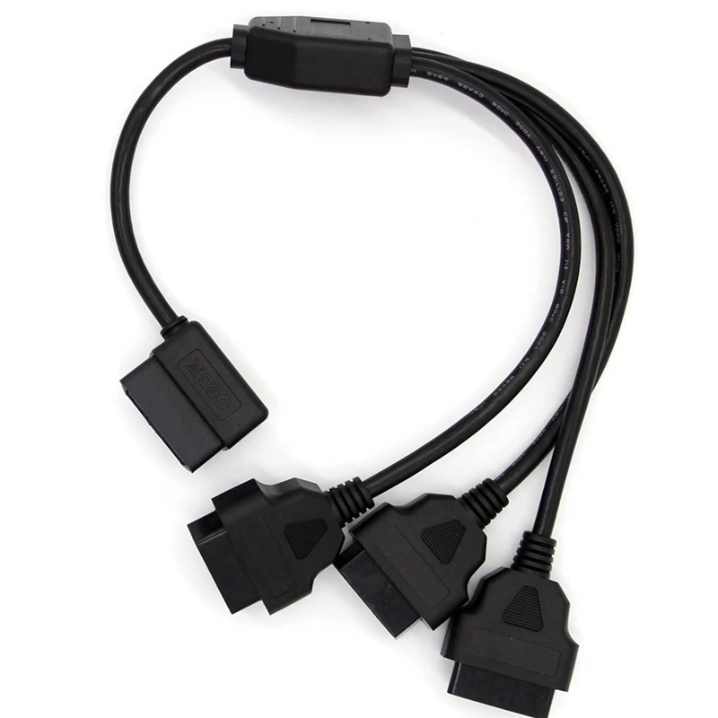 Новый 16 Pin OBD2 от 1 до 3 провода M 3F прямоугольный 16pin удлинитель OBD 2 OBDII