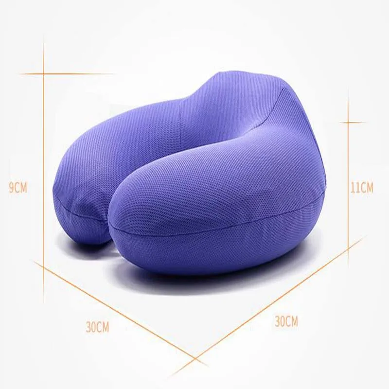 Подушка для шеи путешествий подушка самолета летняя дышащая u образная сна