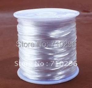 10 rolls/lot Beading Wire 100 metres of strong and stretchy White Elastic Bead string