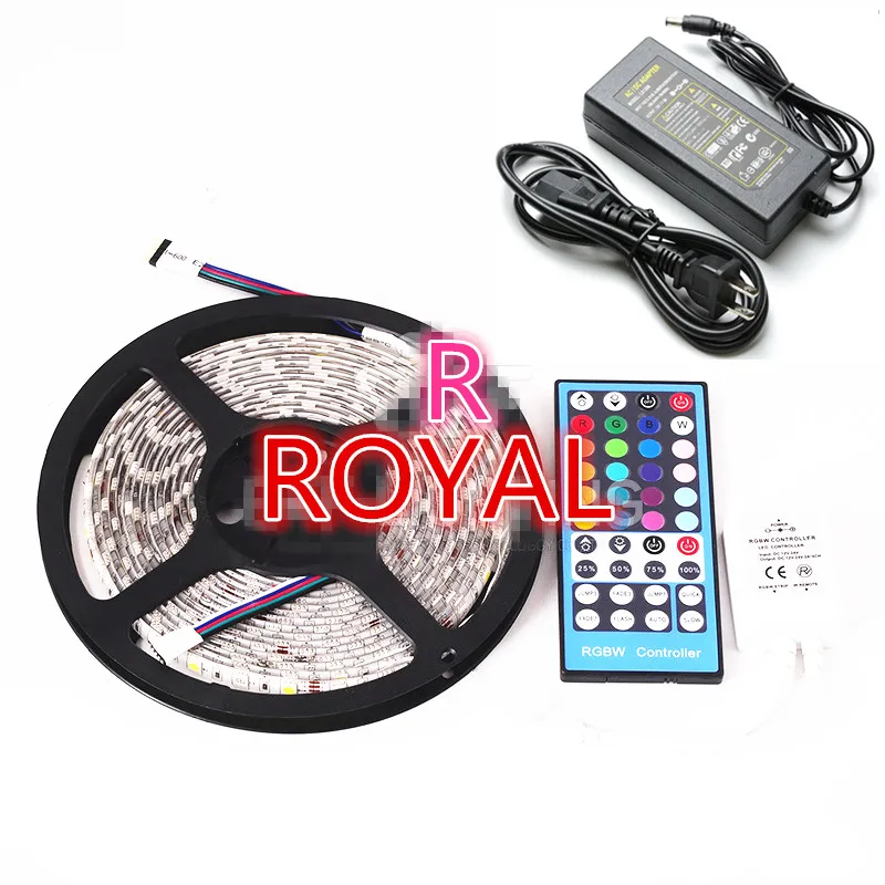 Лента светодиодная SMD 5050 RGBW (RGB + белый) 12 В постоянного тока/24 60 светодиодов/м