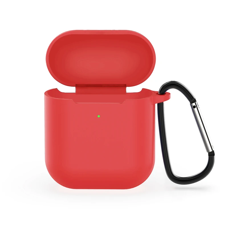 04 Роскошный чехол для Apple Airpods 2 силиконовый чехол для Airpods 2 Air pods 2 для Airpods2 противоударный чехол для наушников s чехол с крючком - Цвет: 04