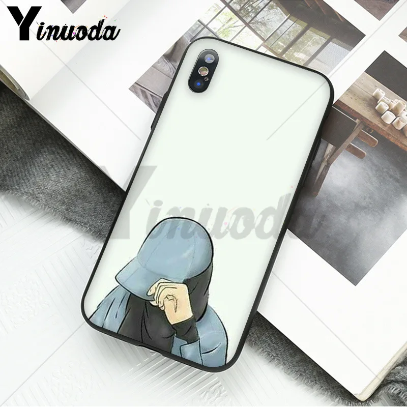 Yinuoda Исламская Девушка Новинка чехол для телефона Fundas чехол для iphone 8 7 6 6S Plus 5 5S SE XR X XS MAX Coque Shell - Цвет: 7