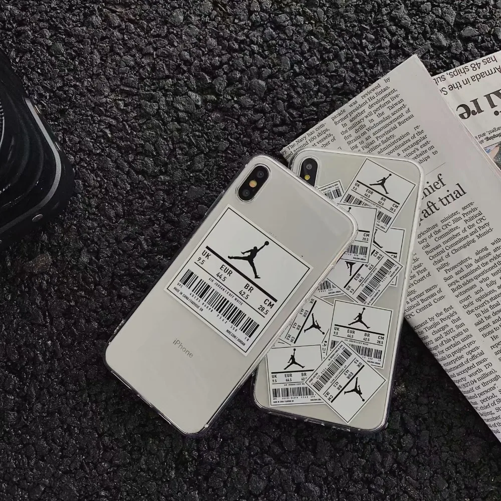 Новый Jordan чехол для iPhone X XS Max XR милый тонкий ТПУ iphone 8 7 6 S Plus мягкие силиконовые