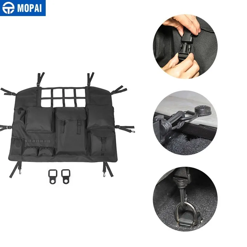 MOAPAI укладка для Wrangler JK JL автомобильная сумка для хранения заднего сиденья багажника для Jeep Wrangler JK JL 2007- автомобильные аксессуары