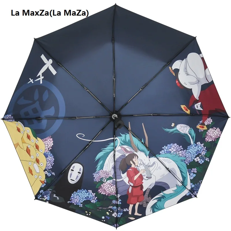 Ghibli Тоторо зонт от солнца и дождя зонтик женский Plegable Sombrillas Paraguas Guarda Chuva Totoro Parapluie