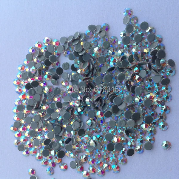 Высококачественные Стразы ss20 с плоской задней поверхностью белые прозрачные AB