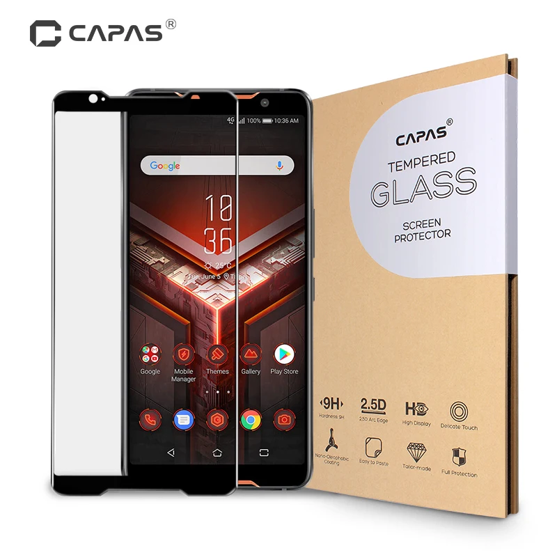 Закаленное стекло для Asus ROG защита экрана телефона 9H 2.5D полное покрытие защитная