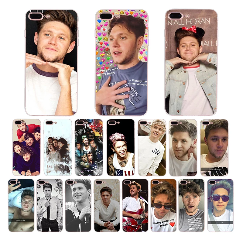 Мягкий телефонный чехол HOUSTMUST Niall Horan One Direction для iphone 7 8x6 xr 6s plus xs max 5s se 5 10
