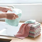 Супервпитывающая антипригарная ткань из кораллового бархата для кухни, салфетка для чистки посуды, полотенце для мытья посуды, легкая в чистке ткань для мытья