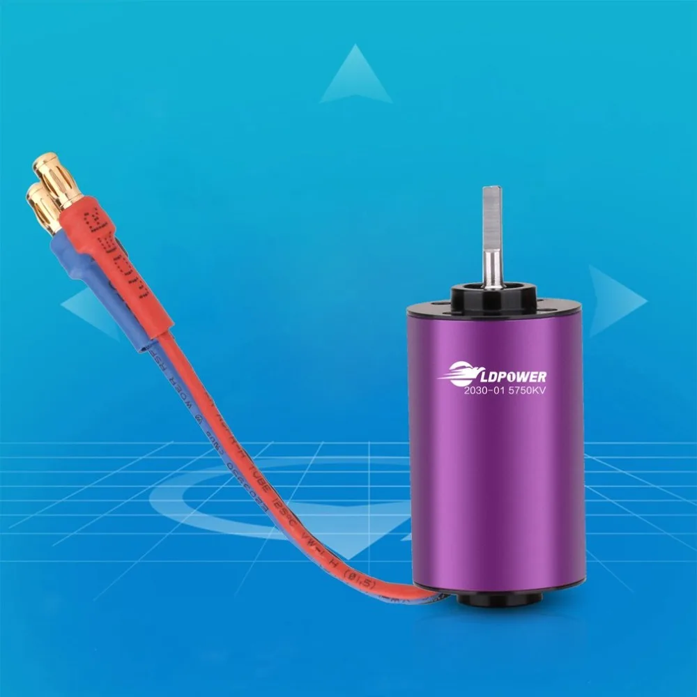 LDPOWER LD130 2030A 5750KV 2 3 мм 1 2S Бесконтактный бесщеточный двигатель для 1/18 1/24/1/28 RC модель