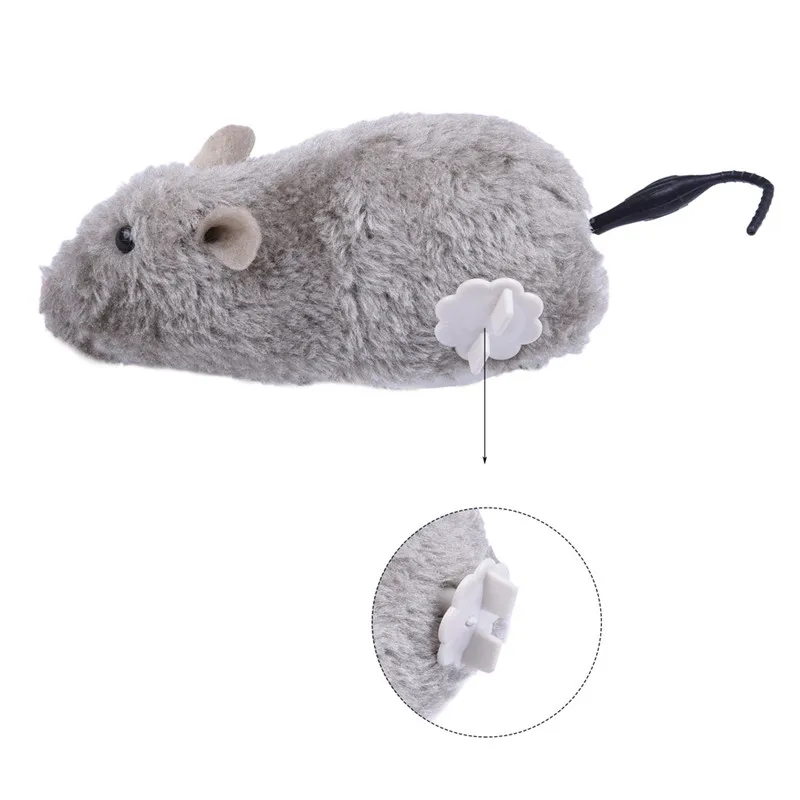 Популярная заводная игрушка мышь для кошек собак домашних животных Симпатичные
