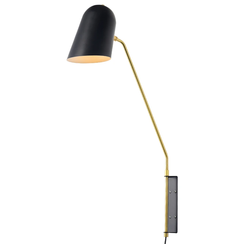 Kopen Nordic Swing Lange Pole Wandlampen Designer Post Moderne Industriële Slaapkamer Woonkamer Eetkamer Keuken Blaker Wandlampen Armaturen