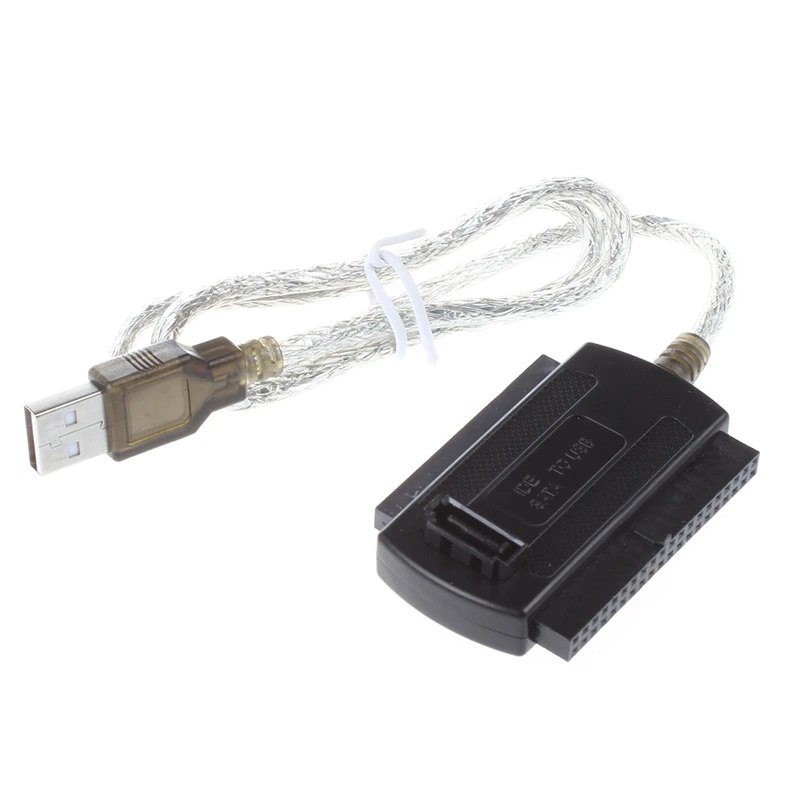 Semoic USB 2 0 Male to IDE SATA 5 дюйма 3 адаптер конвертер кабель жесткого диска HDD черный |