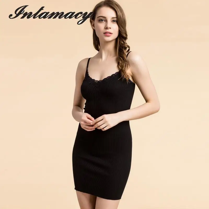 Женское летнее платье из 70% шелка бесшовное Хлопковое трикотажное облегающее в