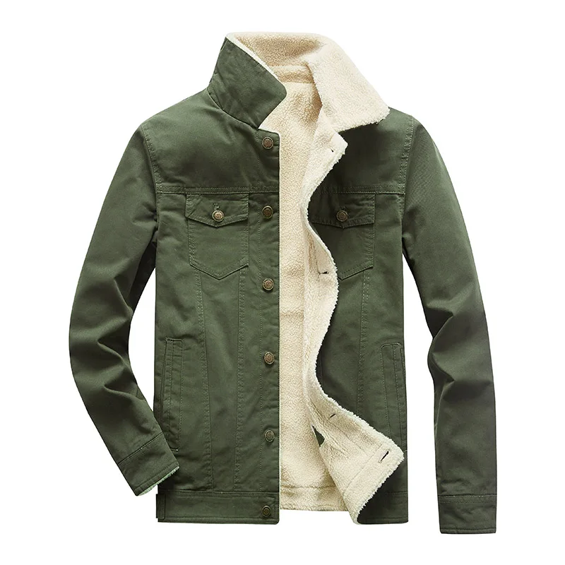 Herren jacke, зимняя теплая ветровка в стиле сафари, Мужская модная повседневная Уличная тактическая кашемировая Мужская куртка и пальто, 4XL, BC9799
