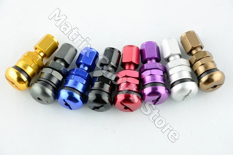 8 цветов 4 шт./компл. Универсальный Rays Volk Racing кованые Алюминий стержень клапана