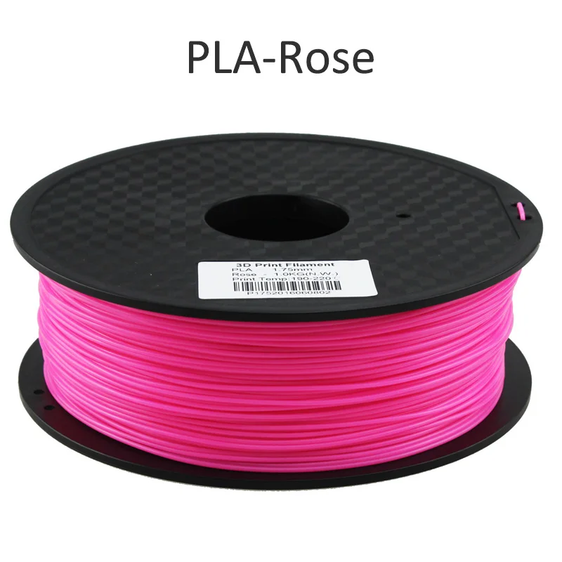 rose filament HUAFAST PLA нити для 3d принтера материалы 1,75 мм 1 кг/0,25 кг ABS 3D печать Ручка нити пластиковые детали подходят для creality - Цвет: rose filament