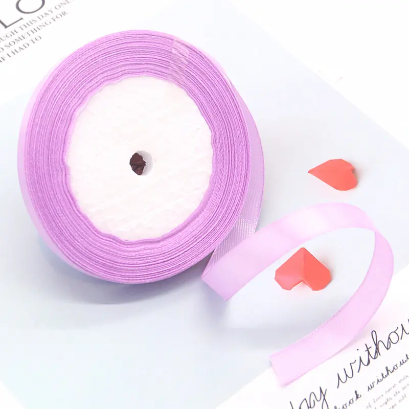 

25Yards/Roll Grosgrain Satin Ribbons for Wedding Christmas Party Decorations DIY Bow Ribbons Card Cake Gifts Packaging Supplies