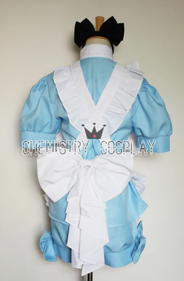 Kuroshitsuji Black Butler Alice Ciel Phantomhive Alois Trancy Maid Clothes with socks Cosplay Costume |