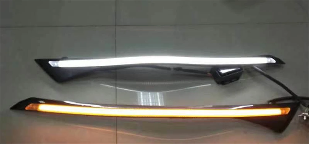 2 шт. автомобилей головной светильник светодиодный бровей дневные ходовые огни LED