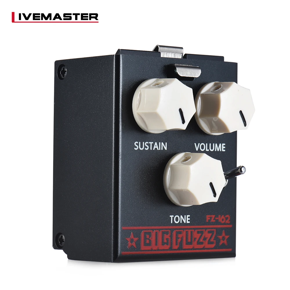 

BIYANG серий LiveMaster гитарная педаль FZ-162 Fuzz модуль гитарный эффект педаль настоящий обход гитарные Запчасти и аксессуары