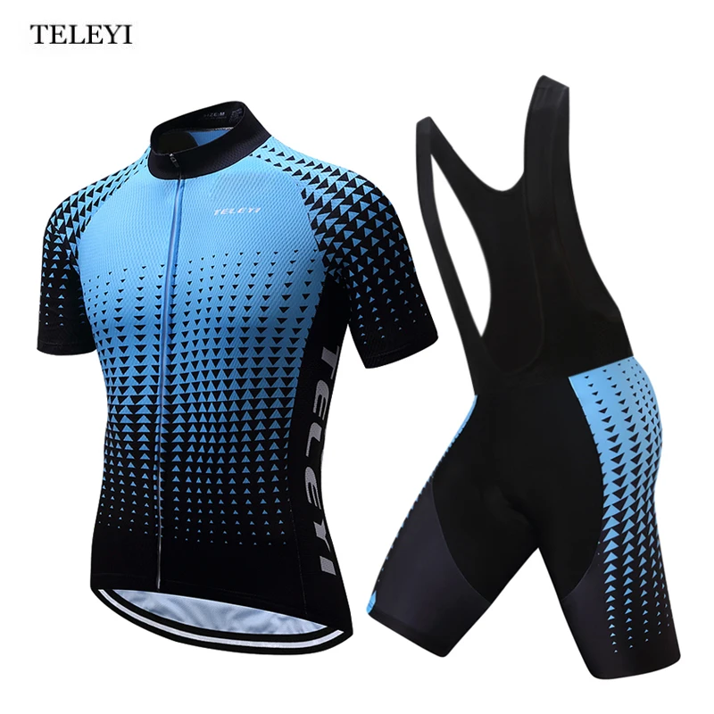Мужская Летняя одежда TELEYI для велоспорта дышащий велосипедный Топ велосипедная