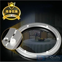 1pclot od 600mm24inch luxury voice erasure strapthicken aluminium swivel lazy susan rotary base dining table turntable