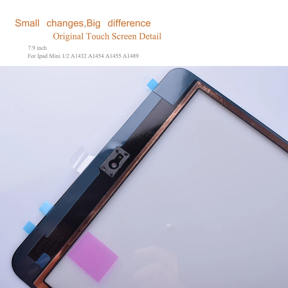 10 шт./лот оригинальный для Apple Mini 1 сенсорный экран дигитайзер панель ipad A1455 A1454 A1432