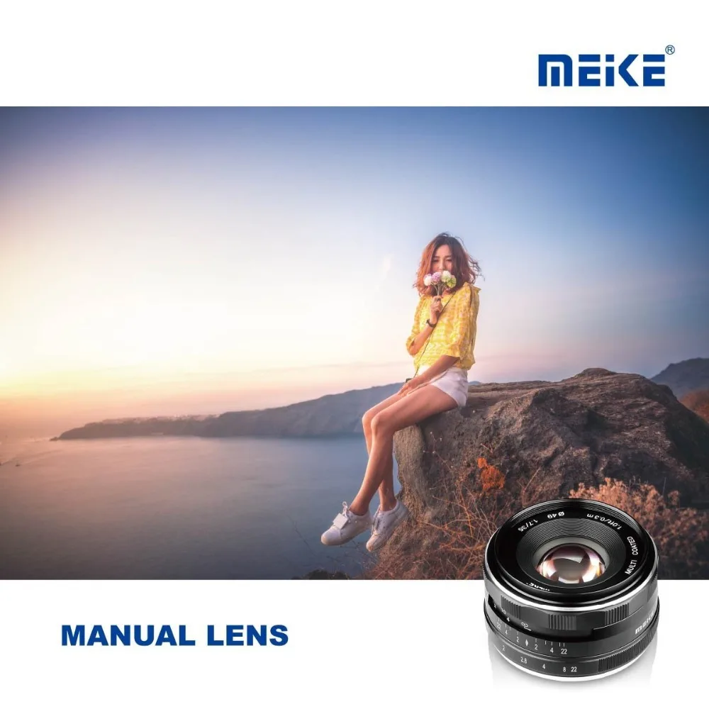 Meike 35mm f1.7 Large Aperture Manual Focus APS-C lens for Fujifilm X-T1 X-T3 X-T4 X-T20 X-T100 X-T30 X70 XM1 XA1 X-Pro1 X-Pro2 |