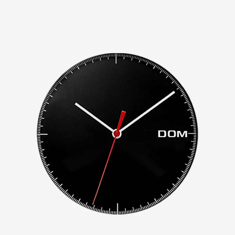 Женские часы DOM Brand Black Простые Модные кварцевые женские розовое золото тонкие