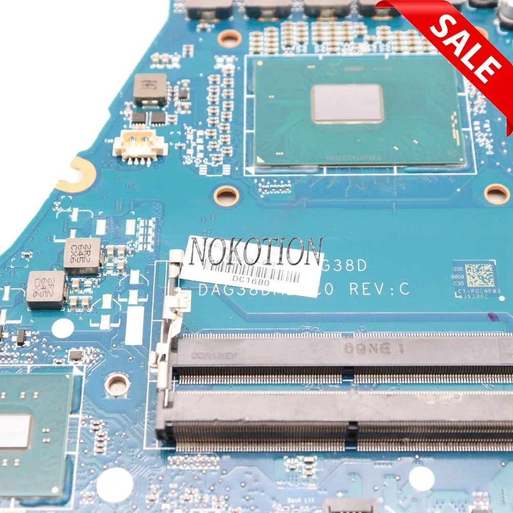 Verkauf 862263-601 862263-001 G38D DAG38DMBCC0 Laptop Motherboard Für HP OMEN 17-W 17-w151nr SR2FQ I7-6700HQ N17E-G2-A1 GeForce GTX 1070