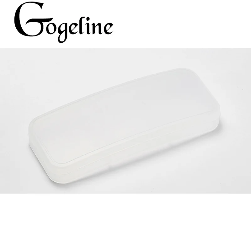 case Gogeline, Чехол для очков, коробка для женщин и мужчин, пластиковые зажимы, коробка для мужчин и женщин, Универсальная мягкая коробка - Цвет: case