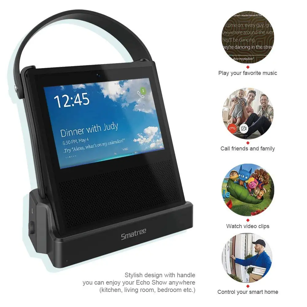 Для Echo Show Battery Base (Smatree Power Bank 20400 mAh для power your до 14 часов)|Зарядные устройства| |