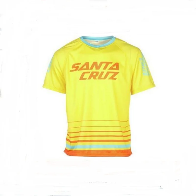 2018 короткий рукав Горные Джерси Горный велосипед футболка MTB DH Maillot велосипедная