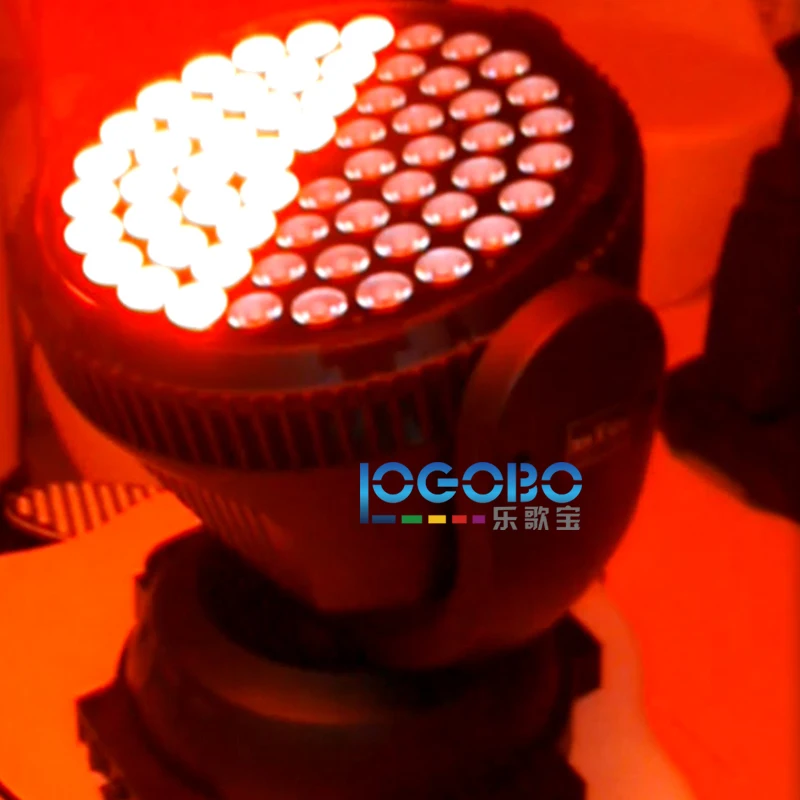 Яркий Новый Шарпи яркий 60x10 Вт Led Moving Head Wash RGBW 4 в 1 39/15 DMX CHs Высокая мощность сцены DJ