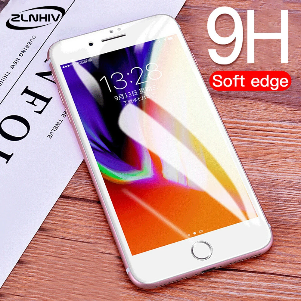 ZLNHIV для iphone 7 8 плюс Чехол телефона Защитное стекло экрана с уровнем твердости 9h X XR