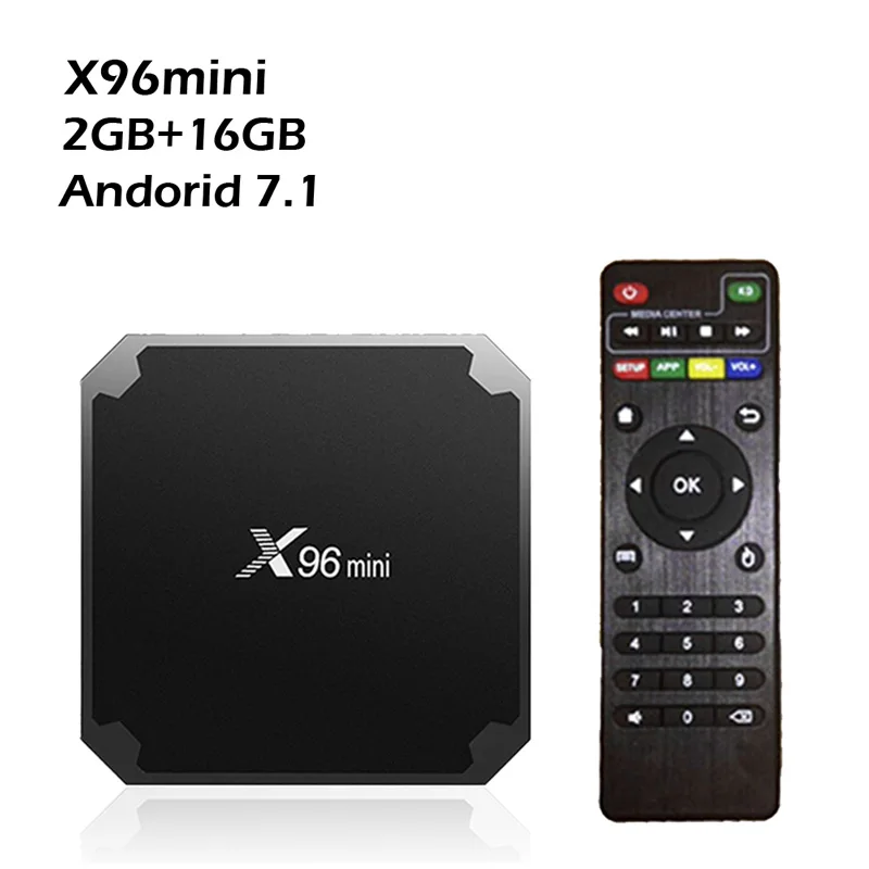 X96 Mini 2GB 16GB X96Max Смарт ТВ приставка Android 8,1 Amlogic S905X2 Четырехъядерный 4 ГБ 32 ГБ 64 Гб 2,4G WiFi BT H.265 4K ТВ приставка медиаплеер X96mini - Цвет: X96 Mini 2GB 16GB