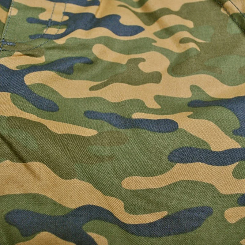 Хлопковые камуфляжные шорты STRIVELUCK для мальчиков пляжные с завышенной талией