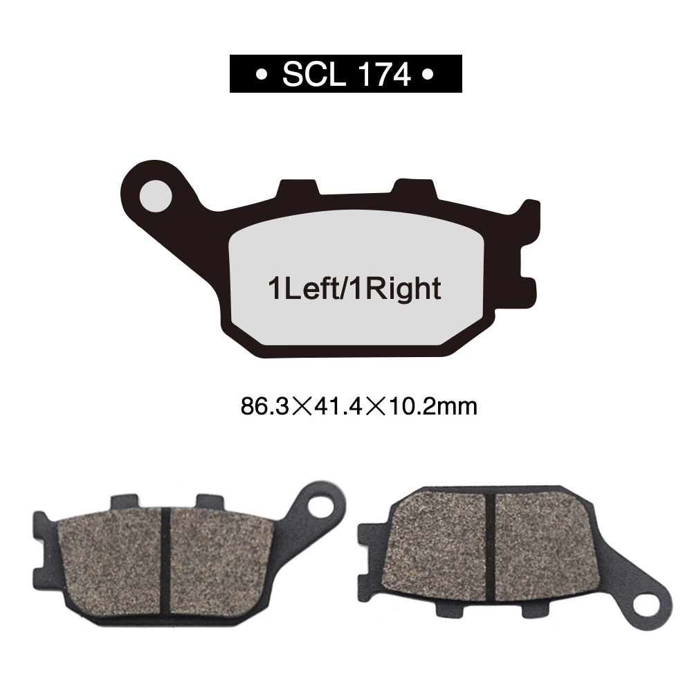 Alconstar 1 пара мотоциклетные тормозные колодки задние для Honda CBF600 CBR600 NC700 CBF1000 Suzuki SV400